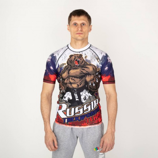 Рашгард MAXPRO с короткими рукавами "Медведь"
